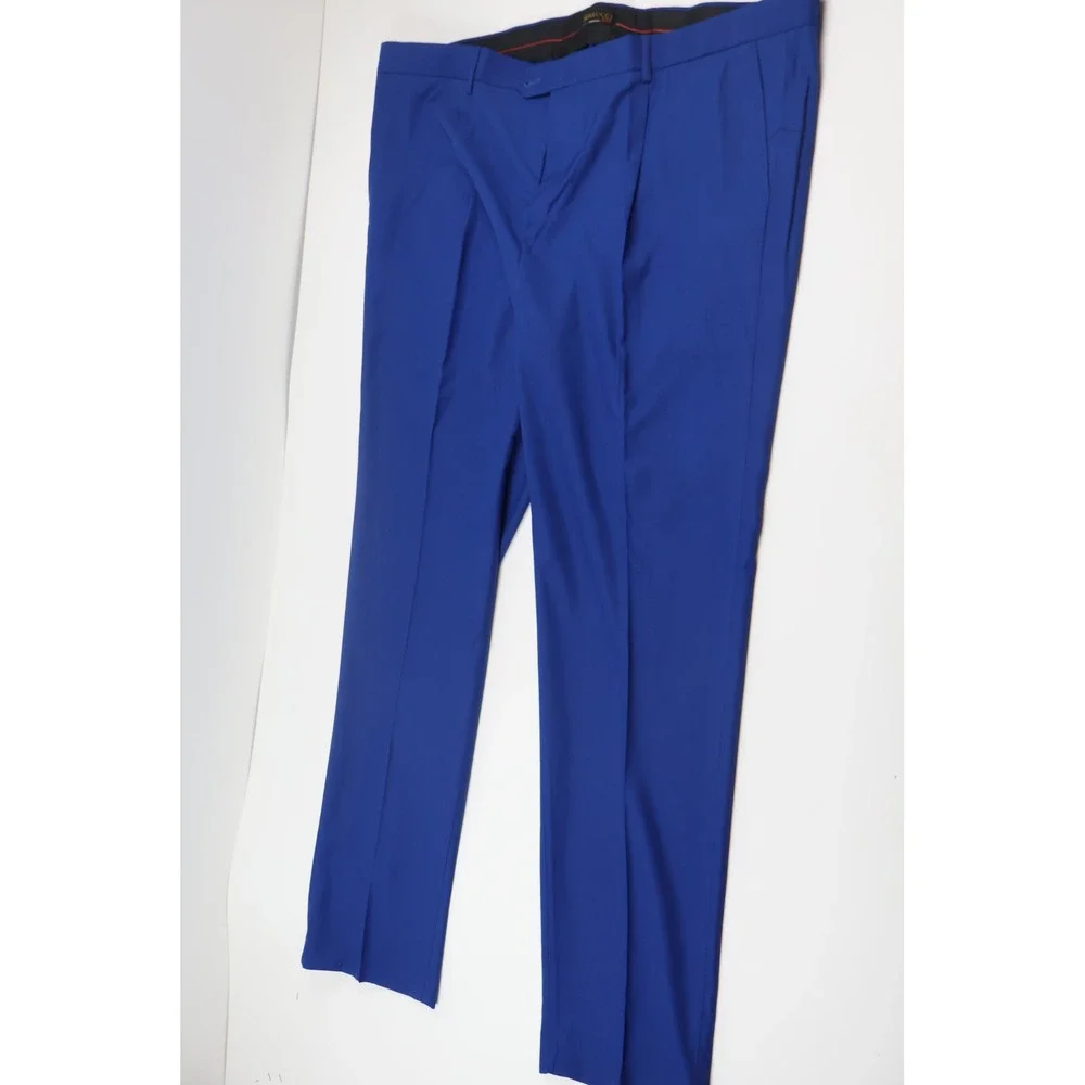 oyal Blue Rhinestone Studded 2pc Ferrucci Suit ST-30 RSet 54/48 NEW
